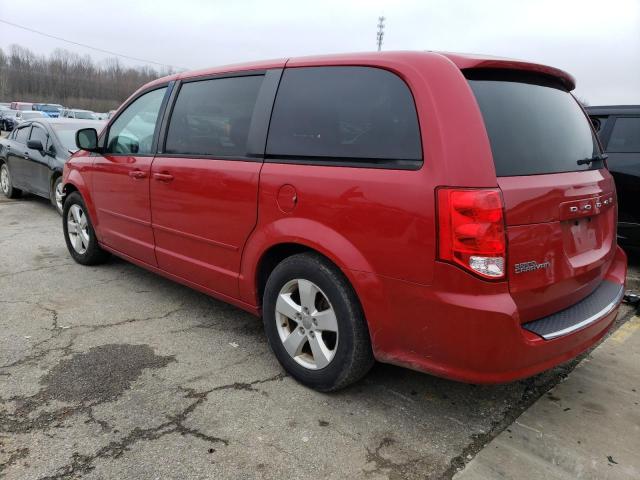 2C4RDGBG0DR663269 - 2013 DODGE GRAND CARA SE RED photo 2