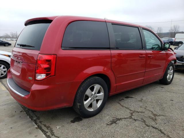 2C4RDGBG0DR663269 - 2013 DODGE GRAND CARA SE RED photo 3