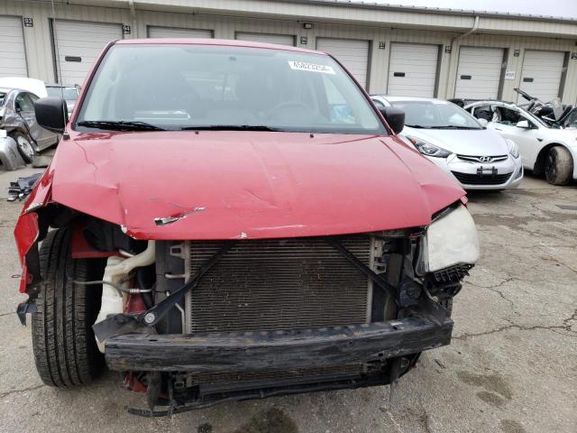 2C4RDGBG0DR663269 - 2013 DODGE GRAND CARA SE RED photo 5