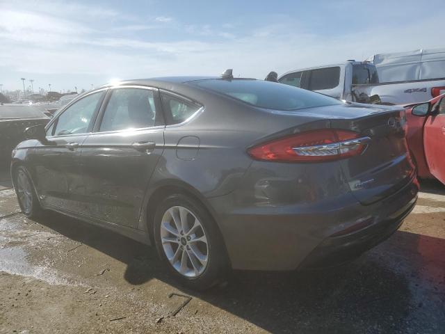 3FA6P0HD2KR145742 - 2019 FORD FUSION SE CHARCOAL photo 2