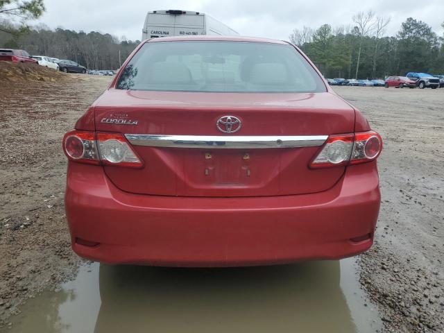 2T1BU4EE3CC882882 - 2012 TOYOTA COROLLA BASE BURGUNDY photo 6