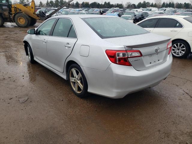 4T1BF1FK3CU139005 - 2012 TOYOTA CAMRY BASE SILVER photo 2