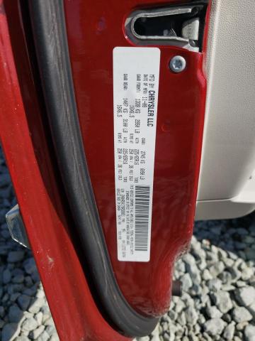 2A8HR54179R589651 - 2009 CHRYSLER TOWN & COU TOURING წითელი ფოტო 13