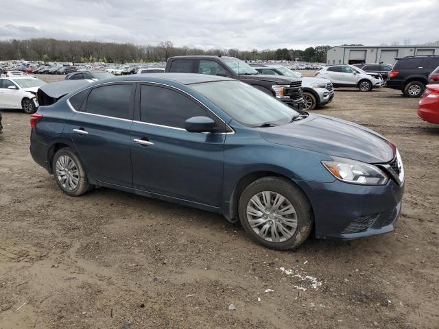 3N1AB7AP5GY249089 - 2016 NISSAN SENTRA S BLUE photo 4