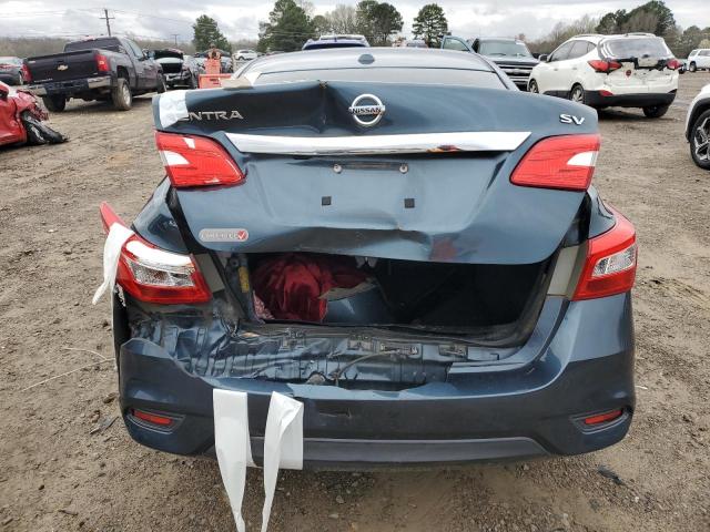 3N1AB7AP5GY249089 - 2016 NISSAN SENTRA S BLUE photo 6