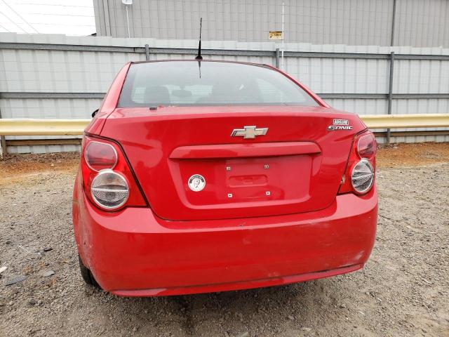 1G1JB5SH2E4192335 - 2014 CHEVROLET SONIC LS RED photo 6