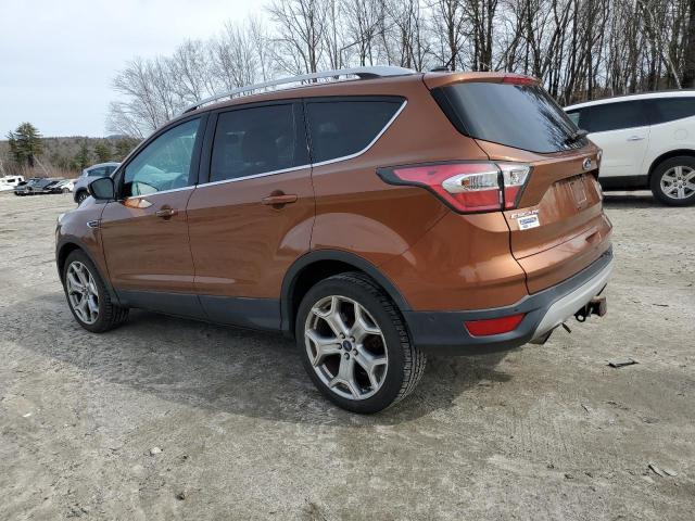 1FMCU9J91HUA33527 - 2017 FORD ESCAPE TITANIUM ORANGE photo 2