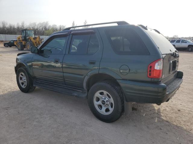 4S2CK58Y444307558 - 2004 ISUZU RODEO S GREEN photo 2