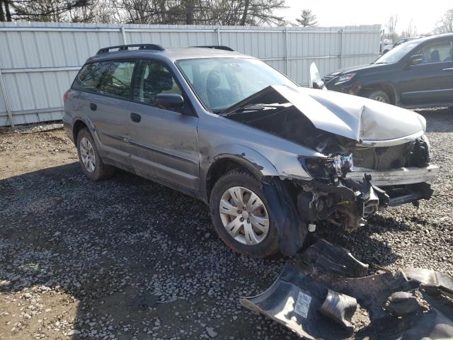 4S4BP60C687306376 - 2008 SUBARU OUTBACK SILVER photo 4