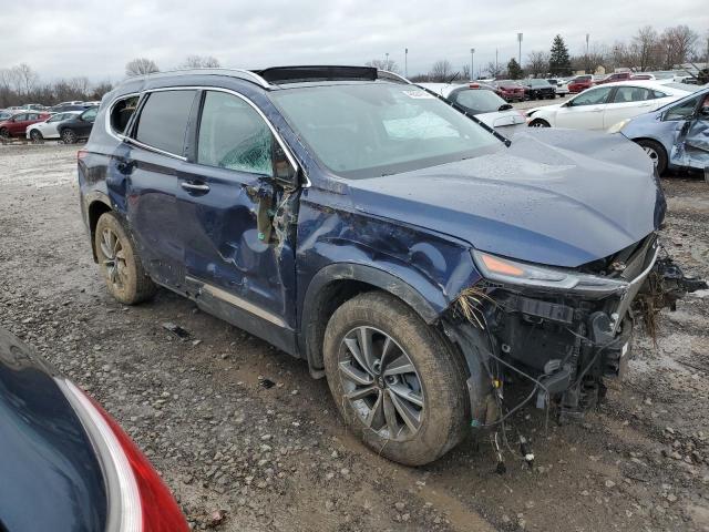 5NMS53AD9LH274041 - 2020 HYUNDAI SANTA FE LIMITED BLUE photo 4