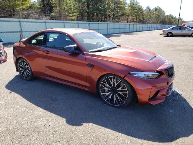 WBS2U7C04L7F50486 - 2020 BMW M2 COMPETITION ORANGE photo 4