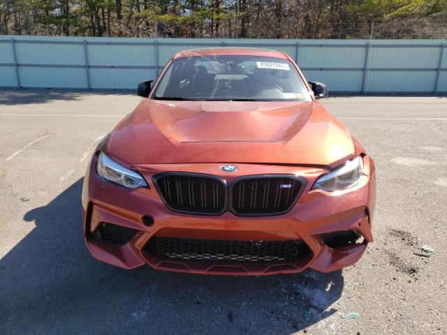 WBS2U7C04L7F50486 - 2020 BMW M2 COMPETITION ORANGE photo 5