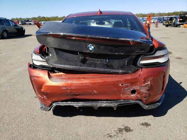 WBS2U7C04L7F50486 - 2020 BMW M2 COMPETITION ORANGE photo 6