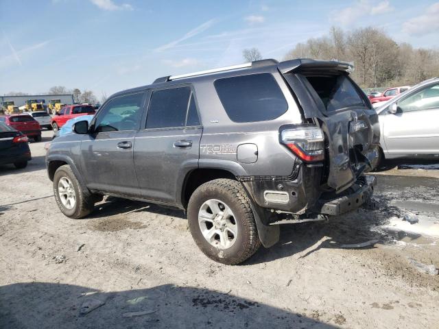 JTEZU5JR5K5191647 - 2019 TOYOTA 4RUNNER SR5 GRAY photo 2