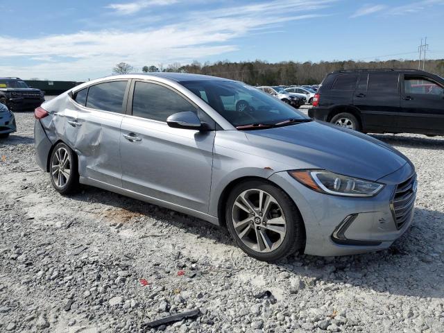 5NPD84LF0HH041745 - 2017 HYUNDAI ELANTRA SE SILVER photo 4