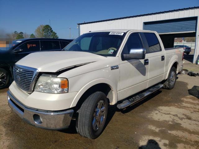 1FTPW12V07FB15989 - 2007 FORD F150 SUPERCREW WHITE photo 1