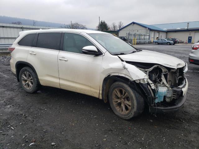 5TDBKRFH8FS203633 - 2015 TOYOTA HIGHLANDER LE WHITE photo 4