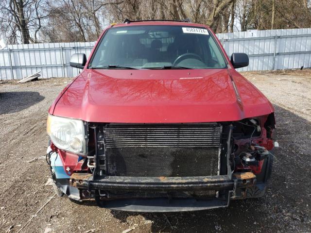 1FMCU0D70AKC80058 - 2010 FORD ESCAPE XLT RED photo 5