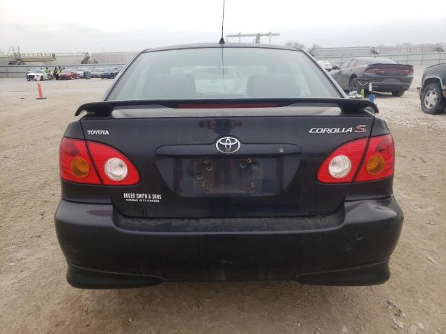 1NXBR32E44Z264986 - 2004 TOYOTA COROLLA CE BLACK photo 6