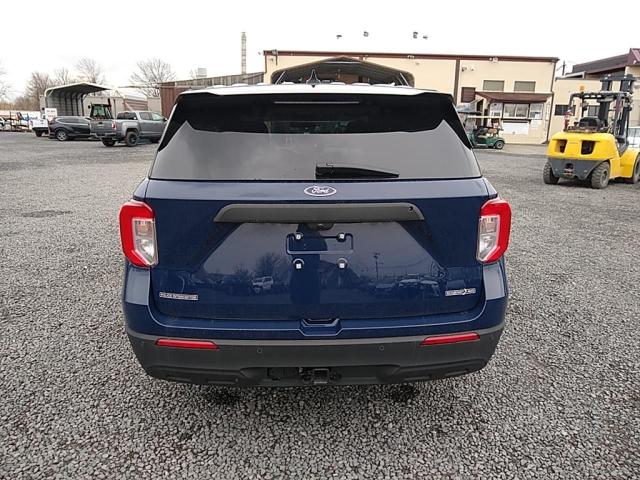 1FM5K8AC3MNA10484 - 2021 FORD EXPLORER POLICE INTERCEPTOR BLUE photo 13