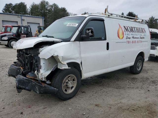 1GCWGFBA8D1115136 - 2013 CHEVROLET EXPRESS G2 WHITE photo 1