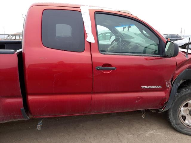 5TEUU42N48Z584212 - 2008 TOYOTA TACOMA ACCESS CAB Қызыл фото 10