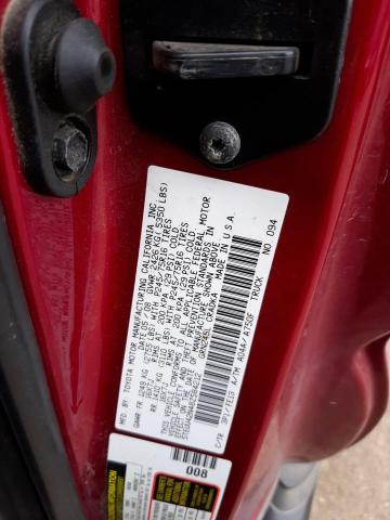 5TEUU42N48Z584212 - 2008 TOYOTA TACOMA ACCESS CAB RED photo 13