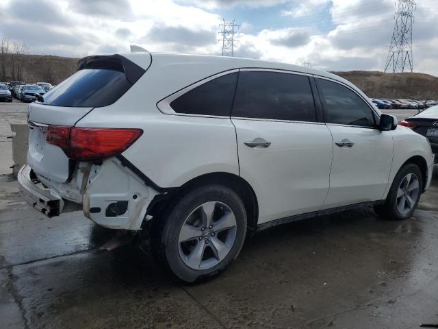 5FRYD4H26EB023360 - 2014 ACURA MDX WHITE photo 3