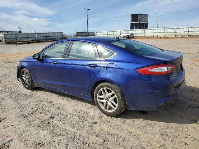 3FA6P0H7XFR217304 - 2015 FORD FUSION SE BLUE photo 2