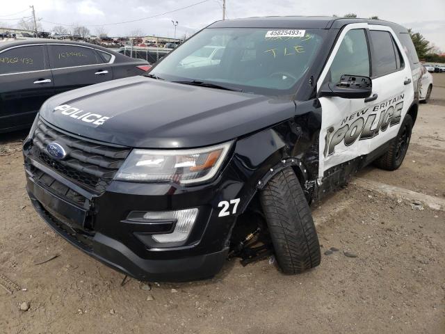 1FM5K8AR9KGB44227 - 2019 FORD EXPLORER POLICE INTERCEPTOR BLACK photo 1