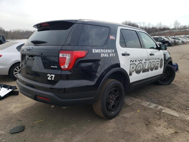 1FM5K8AR9KGB44227 - 2019 FORD EXPLORER POLICE INTERCEPTOR BLACK photo 3