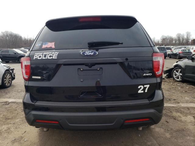 1FM5K8AR9KGB44227 - 2019 FORD EXPLORER POLICE INTERCEPTOR BLACK photo 6