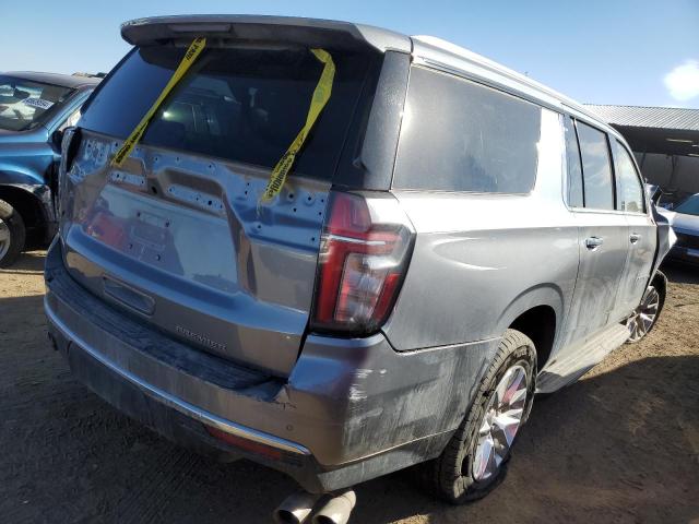 1GNSKFKD9NR101098 - 2022 CHEVROLET SUBURBAN K1500 PREMIER GRAY photo 3