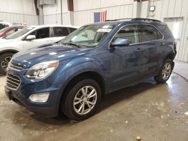 2GNFLFEK6H6216525 - 2017 CHEVROLET EQUINOX LT BLUE photo 1