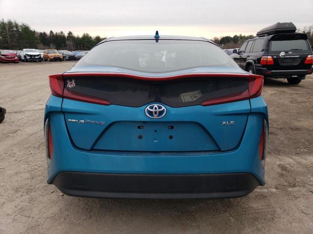 JTDKAMFP2M3170088 - 2021 TOYOTA PRIUS PRIM LE BLUE photo 6