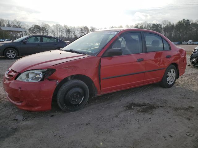 1HGES16385L017689 - 2005 HONDA CIVIC DX VP RED photo 1