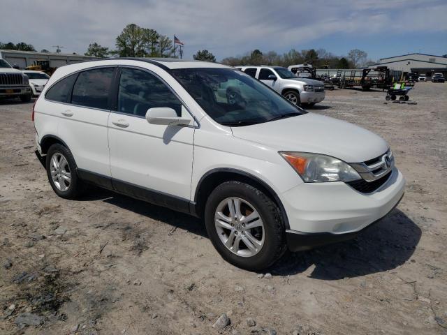 5J6RE4H70BL115758 - 2011 HONDA CR-V EXL WHITE photo 4