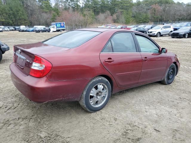 4T1BE32K43U132214 - 2003 TOYOTA CAMRY LE RED photo 3