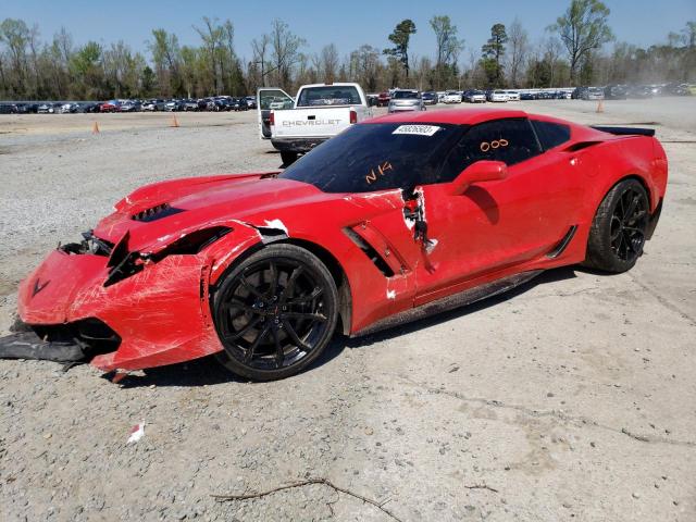 1G1YW2D71H5117260 - 2017 CHEVROLET CORVETTE GRAND SPORT 1LT RED photo 1