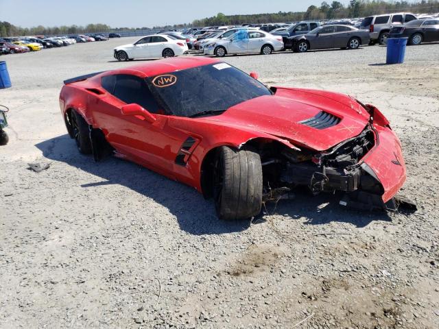 1G1YW2D71H5117260 - 2017 CHEVROLET CORVETTE GRAND SPORT 1LT RED photo 4