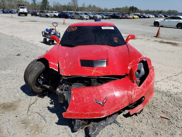 1G1YW2D71H5117260 - 2017 CHEVROLET CORVETTE GRAND SPORT 1LT RED photo 5