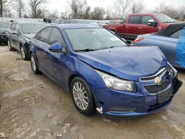 1G1PJ5SC8C7402918 - 2012 CHEVROLET CRUZE ECO BLUE photo 4