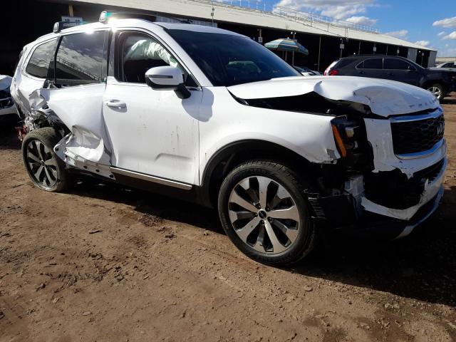 5XYP3DHC4NG251102 - 2022 KIA TELLURIDE EX WHITE photo 4