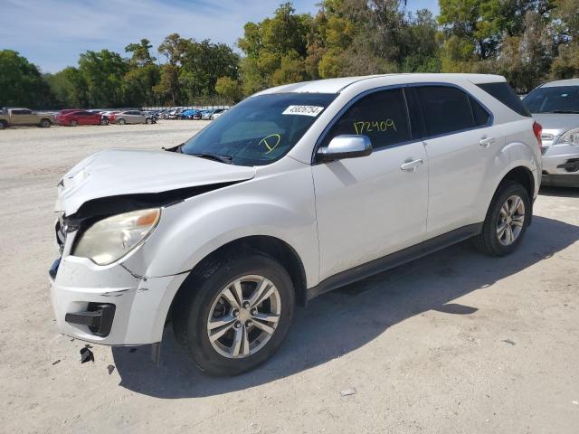 2GNFLCEK1C6273366 - 2012 CHEVROLET EQUINOX LS WHITE photo 1