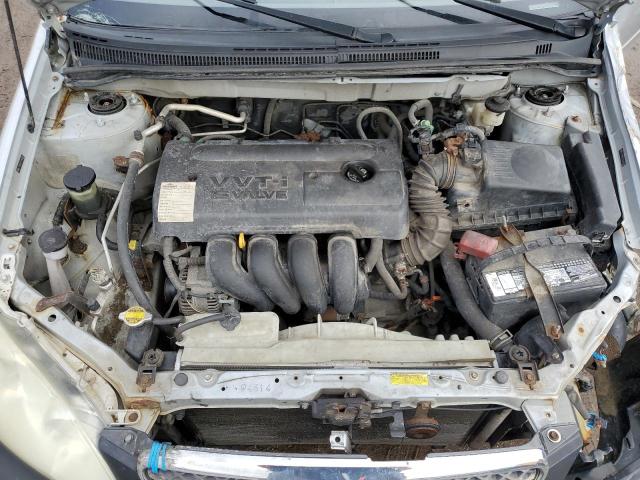 2T1BR32E75C481645 - 2005 TOYOTA COROLLA CE SILVER photo 11