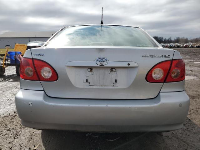 2T1BR32E75C481645 - 2005 TOYOTA COROLLA CE SILVER photo 6