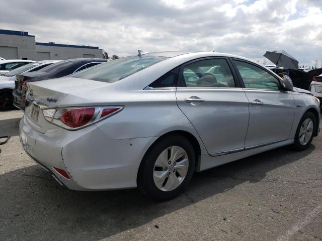 KMHEC4A4XFA137502 - 2015 HYUNDAI SONATA HYBRID SILVER photo 3