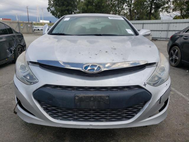 KMHEC4A4XFA137502 - 2015 HYUNDAI SONATA HYBRID SILVER photo 5