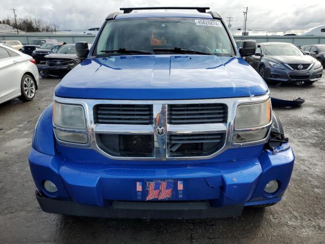 1D8GU28K37W660899 - 2007 DODGE NITRO SXT BLUE photo 5