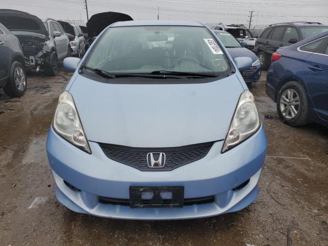 JHMGE8H4XAC009910 - 2010 HONDA FIT SPORT BLUE photo 5